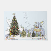 Whoville Weihnachtsbaum-Wettbewerb Fußmatte (Vorderseite)