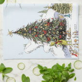 Whoville Weihnachtsbaum-Wettbewerb Geschirrtuch (Gefaltet)