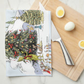 Whoville Weihnachtsbaum-Wettbewerb Geschirrtuch (Viertel Falte)