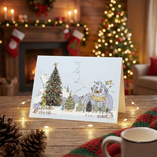 Whoville Weihnachtsbaum-Wettbewerb Karte