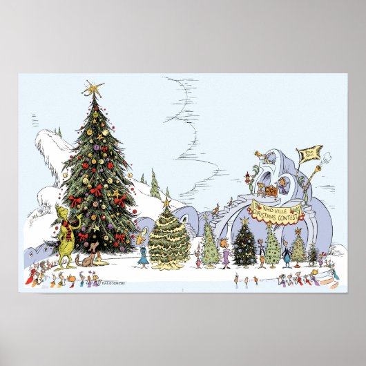 Whoville-Weihnachtsbaum-Wettbewerb Poster (Vorne)
