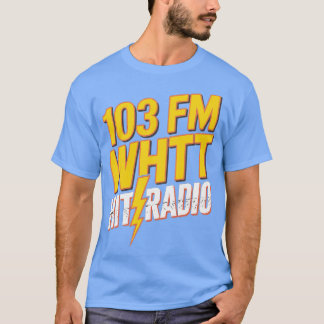 WHTT Retro 1980er Boston Radio Station T-Shirt
