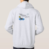 WHW Hoodie with Tennis Ball Quote (Asch Grau) (Rückseite)