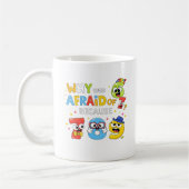 Why Are Numbers Afraid Funny Math Design for Kids Kaffeetasse (Links)