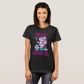 Why Be Princess Can Drum Girl Unicorn Drumming Kid T-Shirt (Vorne ganz)