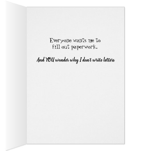 Why I Don't Write (Innen (Rechts))