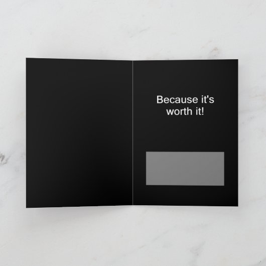 Why is Expensive Scheidung Karte (Innenseite)