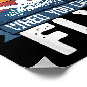 Why Run When You Can Fly Butterfly Stroke Swim Tea Poster (Ecke)