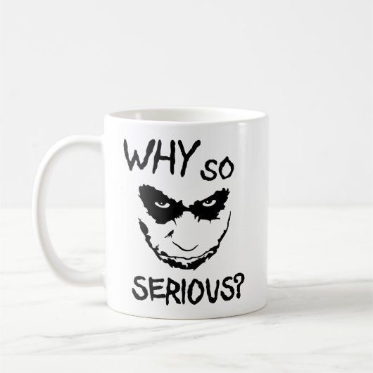 Why So Serious? Creepy Smile Kaffeetasse (Links)