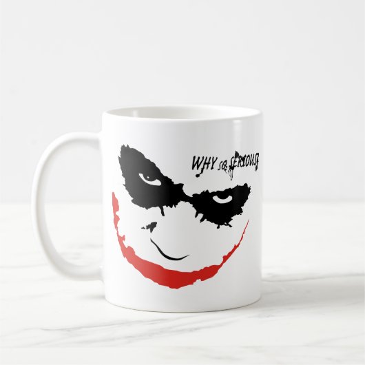 Why So Serious? Kaffeetasse (Links)