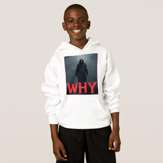 WHY T-Shirt Hoodie (Vorne ganz)
