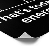 Why_ – That’s Today’s Energy Sarcastic Meme Poster (Ecke)