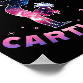 Why Walk When You Can Cartwheel Gymnast Gymnastic Poster (Ecke)