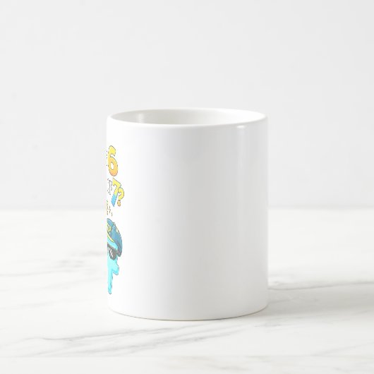Why Was 6 Afraid of 7 Funny Math Design Kaffeetasse (Mittel)
