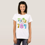 Why Was 6 Afraid of 7 Funny Math T Shirt (Vorne ganz)