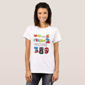 Why Was 6 Afraid of 7 Funny Maths T Shirt (Vorne ganz)
