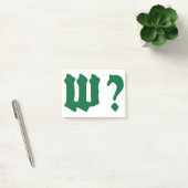 WHY WHERE POST-IT KLEBEZETTEL (Büro)