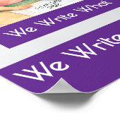 Why Writers Write Anchor Chart Classroom Poster (Ecke)