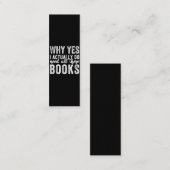 Why Yes, I Actually Do Need All These Books Treuekarte (Vorne/Hinten)