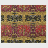 Whyburghs Damask Baroque Elegant Geschenkpapier (Flach)