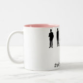 #WhyChoose Kaffee-Tasse Zweifarbige Tasse (Links)