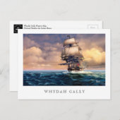 Whydah Gally Historic Ship Painting Postkarten (Vorne/Hinten)