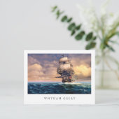 Whydah Gally Historic Ship Painting Postkarten (Stehend Vorderseite)