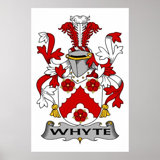 Whyte Familienwappen Poster (Vorne)