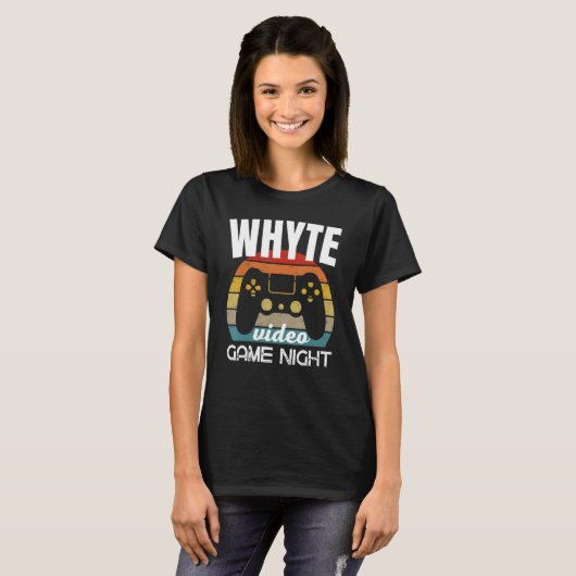 Whyte Family Video Game Night T-Shirt (Vorne ganz)