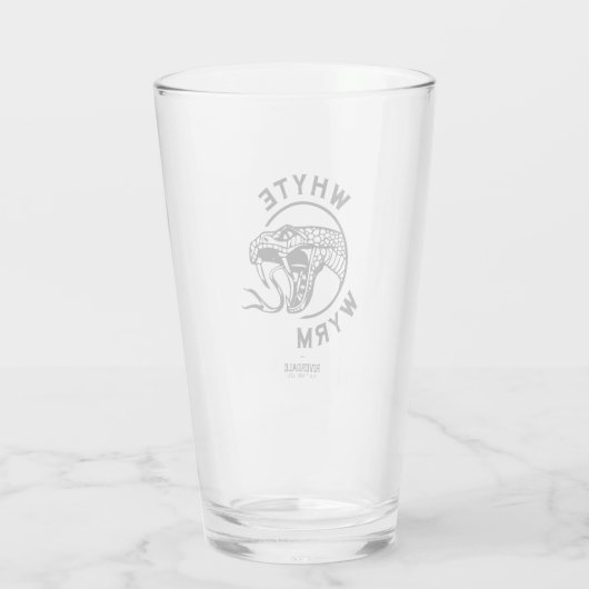 Whyte Wyrm-Logo Glas (Rückseite)