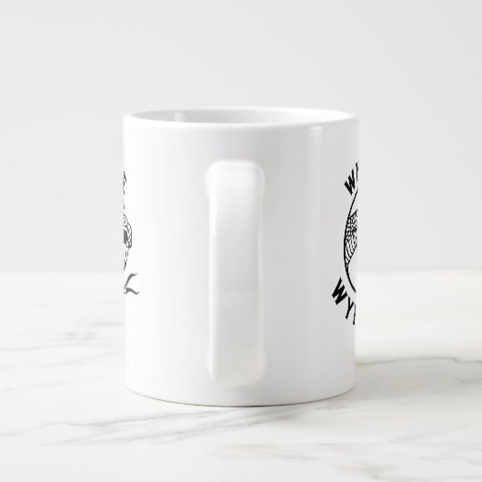 Whyte Wyrm-Logo Jumbo-Tasse (Rückseite)