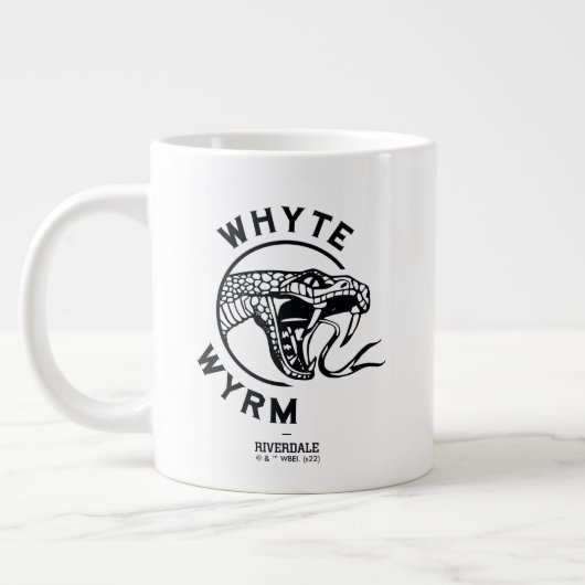 Whyte Wyrm-Logo Jumbo-Tasse (Links)