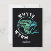Whyte Wyrm-Logo Mitteilungskarte (Vorderseite)