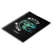 Whyte Wyrm-Logo Notizblock (Linke Seite)