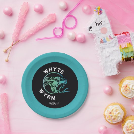 Whyte Wyrm-Logo Pappteller (Party)