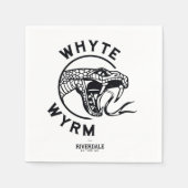 Whyte Wyrm-Logo Serviette (Vorderseite)