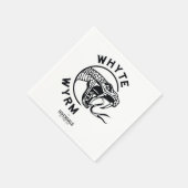 Whyte Wyrm-Logo Serviette (Ecke)