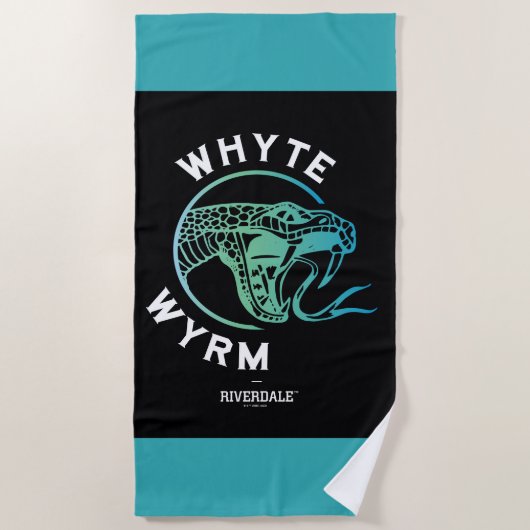 Whyte Wyrm-Logo Strandtuch (Vorderseite)