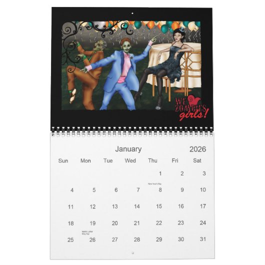 WHZ Girls Kalender (Jan 2026)