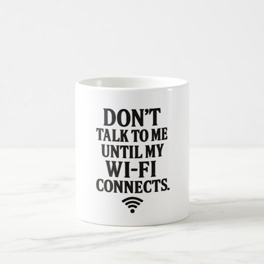 Wi-Fi Connection Laugh Tasse (Mittel)