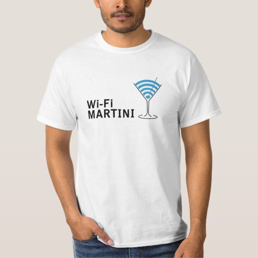 wi-fi martini T-Shirt (Vorderseite)