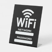 Wi-Fi-Netzwerk Sockelschild (Vorderseite)
