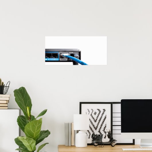 Wi-Fi-Router Poster (Heimbüro)
