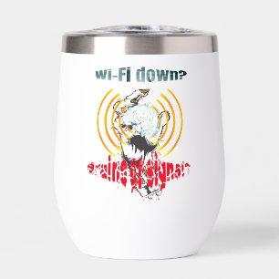 Wi-Fi runter? Gehirn oder Signal? Wi-Fi nach unten