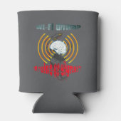 Wi-Fi runter? Gehirn oder Signal? Wi-Fi nach unten Dosenkühler (Rückseite)