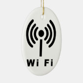 Wi-FI-Symbol Keramikornament (Rechts)