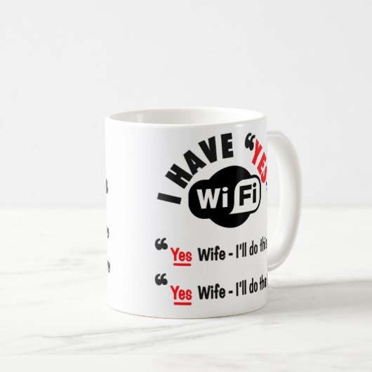 Wi-Fi-Tasse Kaffeetasse (VorderseiteRechts)