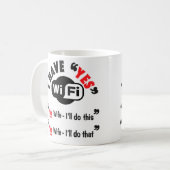 Wi-Fi-Tasse Kaffeetasse (Vorderseite Links)
