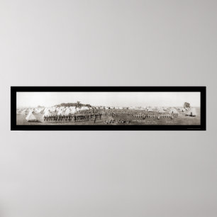 WI-Foto der Reitarmee 1913 Poster