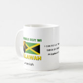 WI LIKKLE, ABER WI TALLAWAH Personalisiert Jamaika Kaffeetasse (Vorderseite Links)